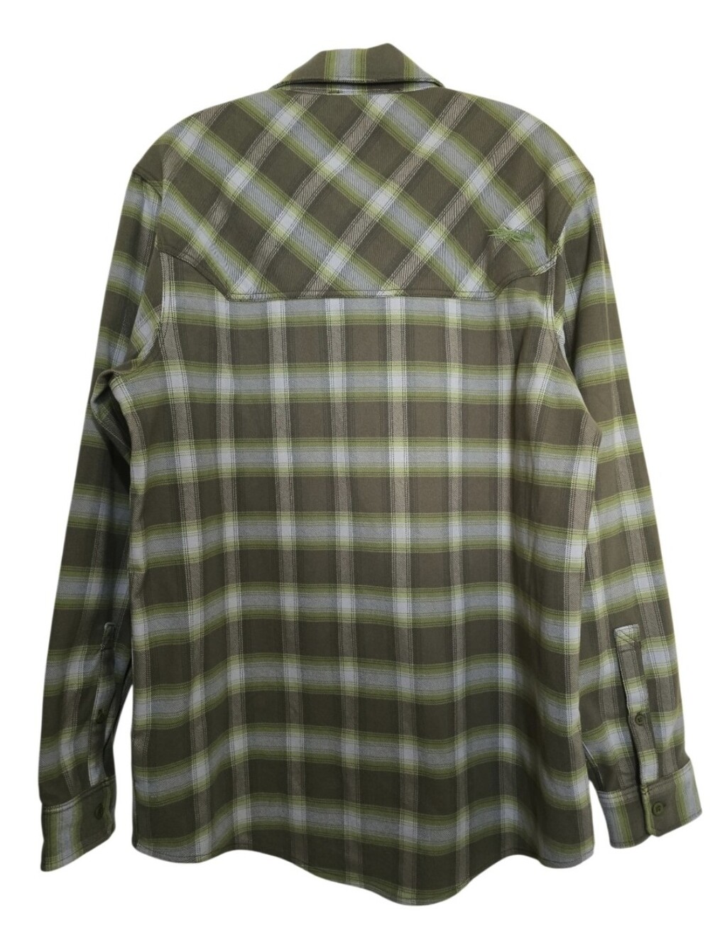 Sitka Gear Riser Flannel Plaid Work Shirt Covert Green Men's Large Long Sleeve - Picture 6 of 9
